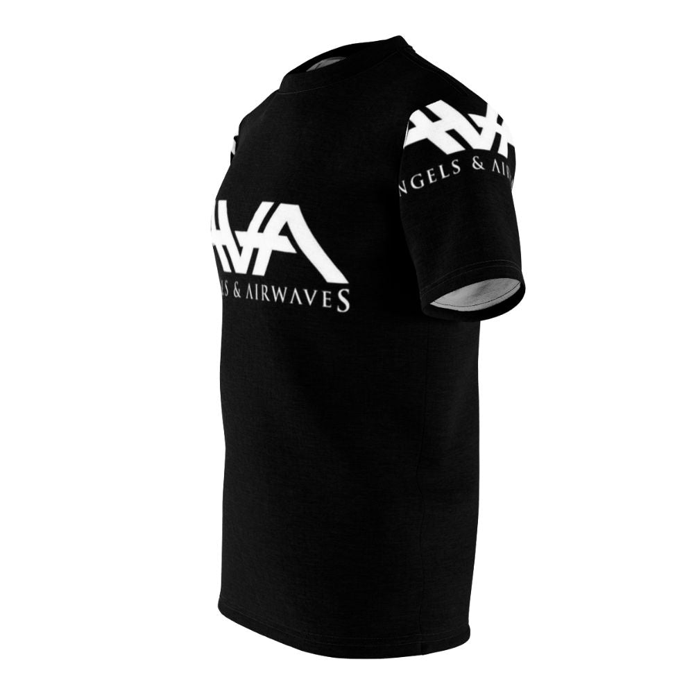 Angels and Airwaves inspired AOP t-shirt featuring the band's logo and imagery - men left