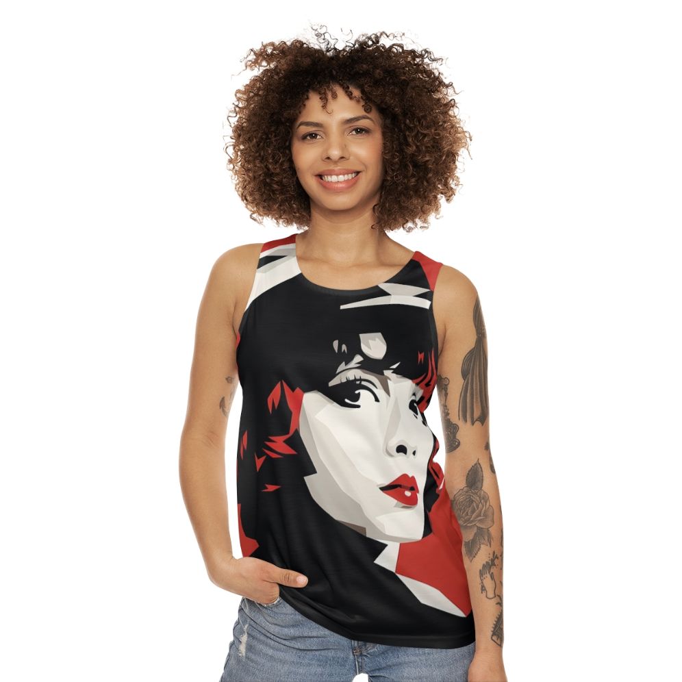 Minimalist Clara Bow Unisex Tank Top - women