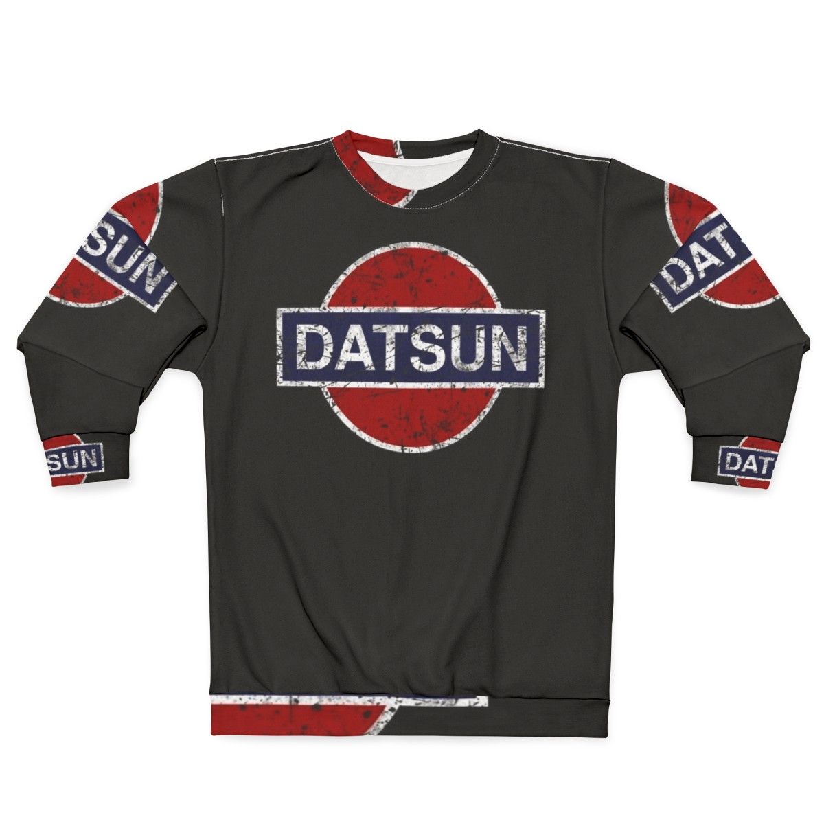 Datsun vintage car sweatshirt with retro logo