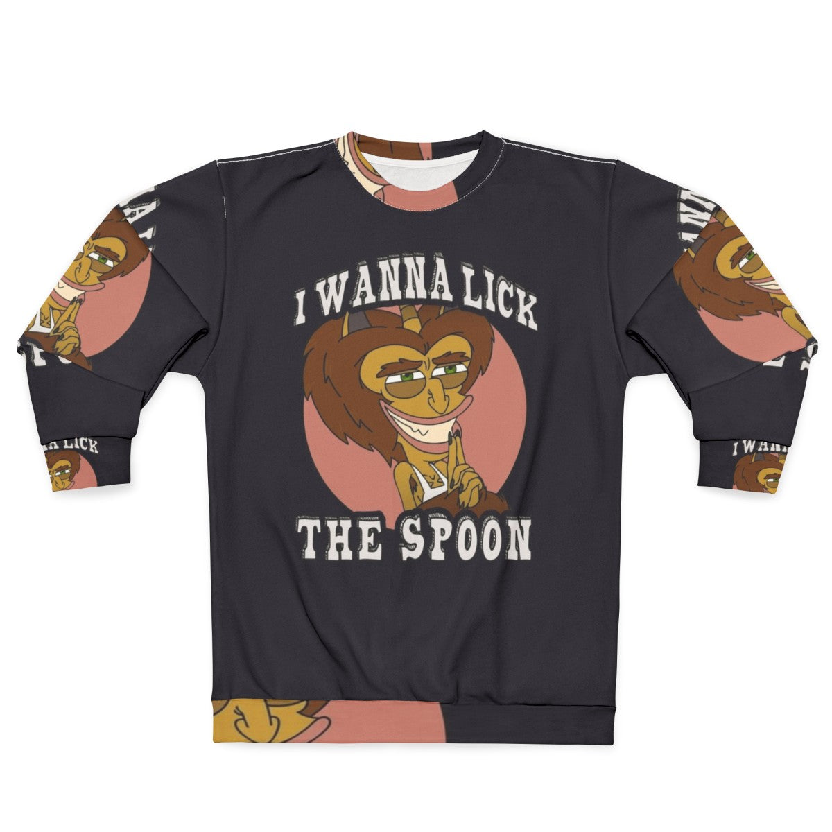 Big Mouth Hormone Monster Lick the Spoon Sweatshirt