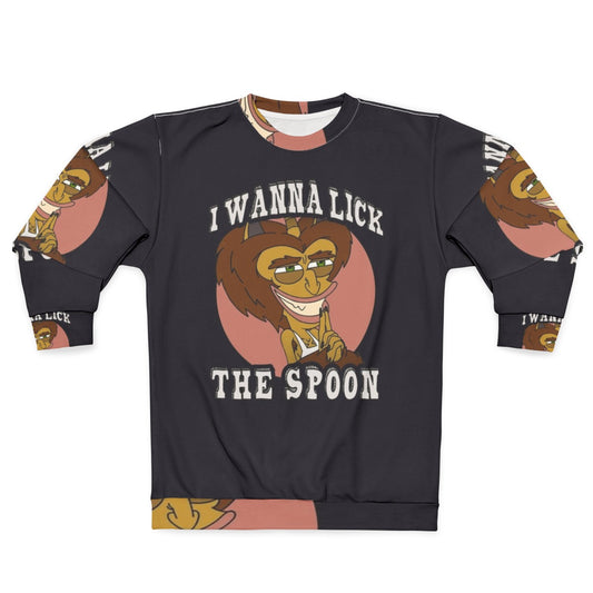 Big Mouth Hormone Monster Lick the Spoon Sweatshirt