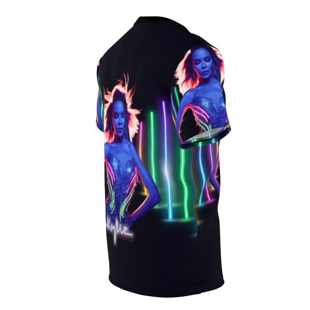 Kylie Minogue Inspired All-Over-Print T-shirt Featuring the Vegas High Tension Tour Design - men right