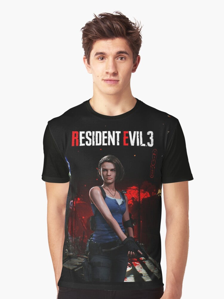 Resident Evil RE3MAKE Jill Valentine Graphic T-Shirt - Men