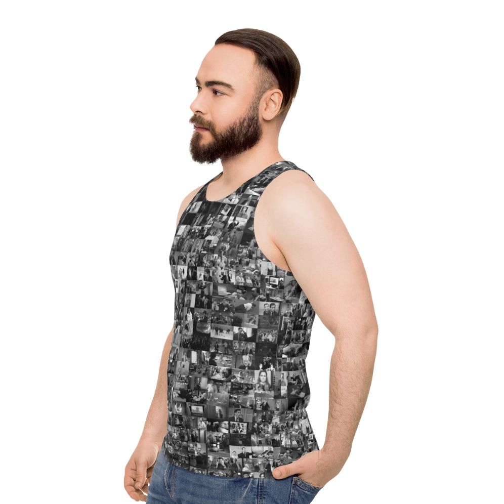 The Office Unisex Tank Top - men side