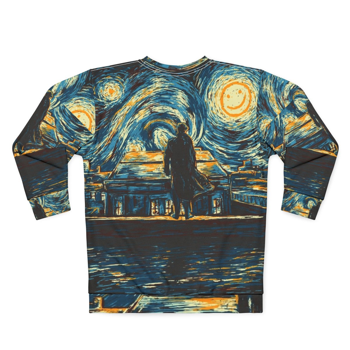 Benedict Cumberbatch Starry Night Sherlock Sweatshirt - Back