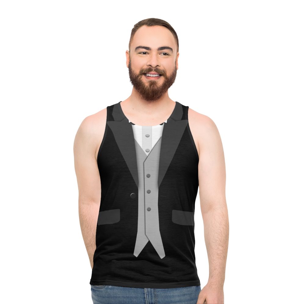 Unisex Tuxedo Tank Top - men