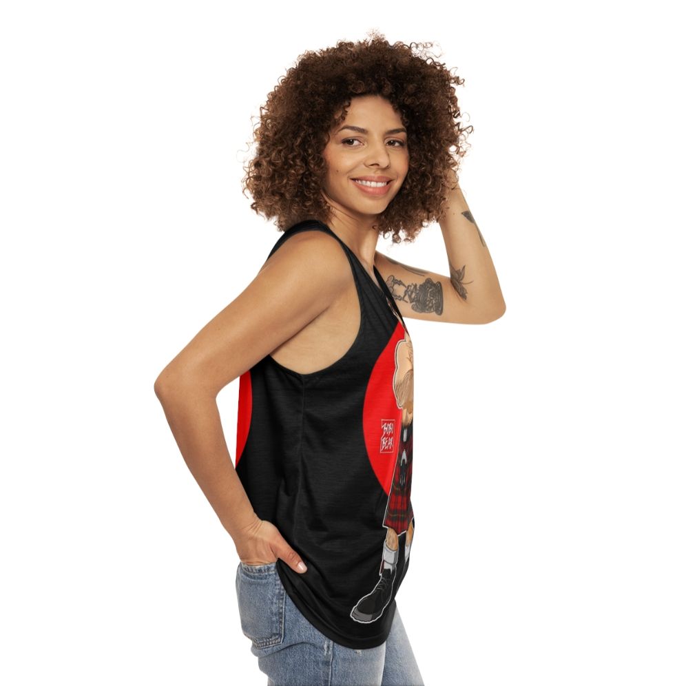 Adam Likes Kilts Unisex Pride Tank Top - women side