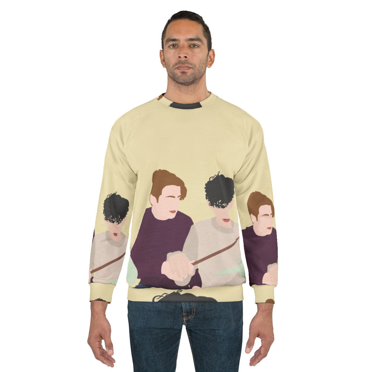 Heartstopper Nick and Charlie Drums Sweatshirt - men