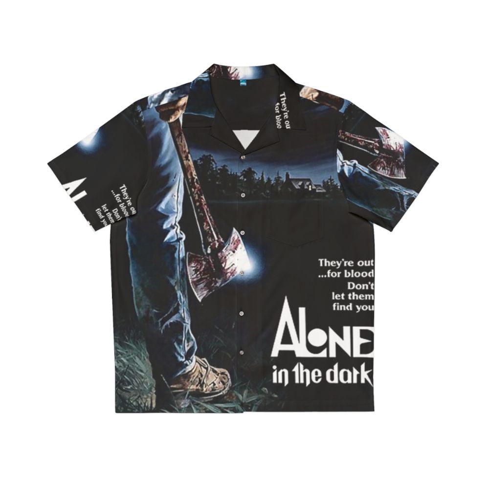 Vintage 80s horror movie "Alone In The Dark" Hawaiian shirt