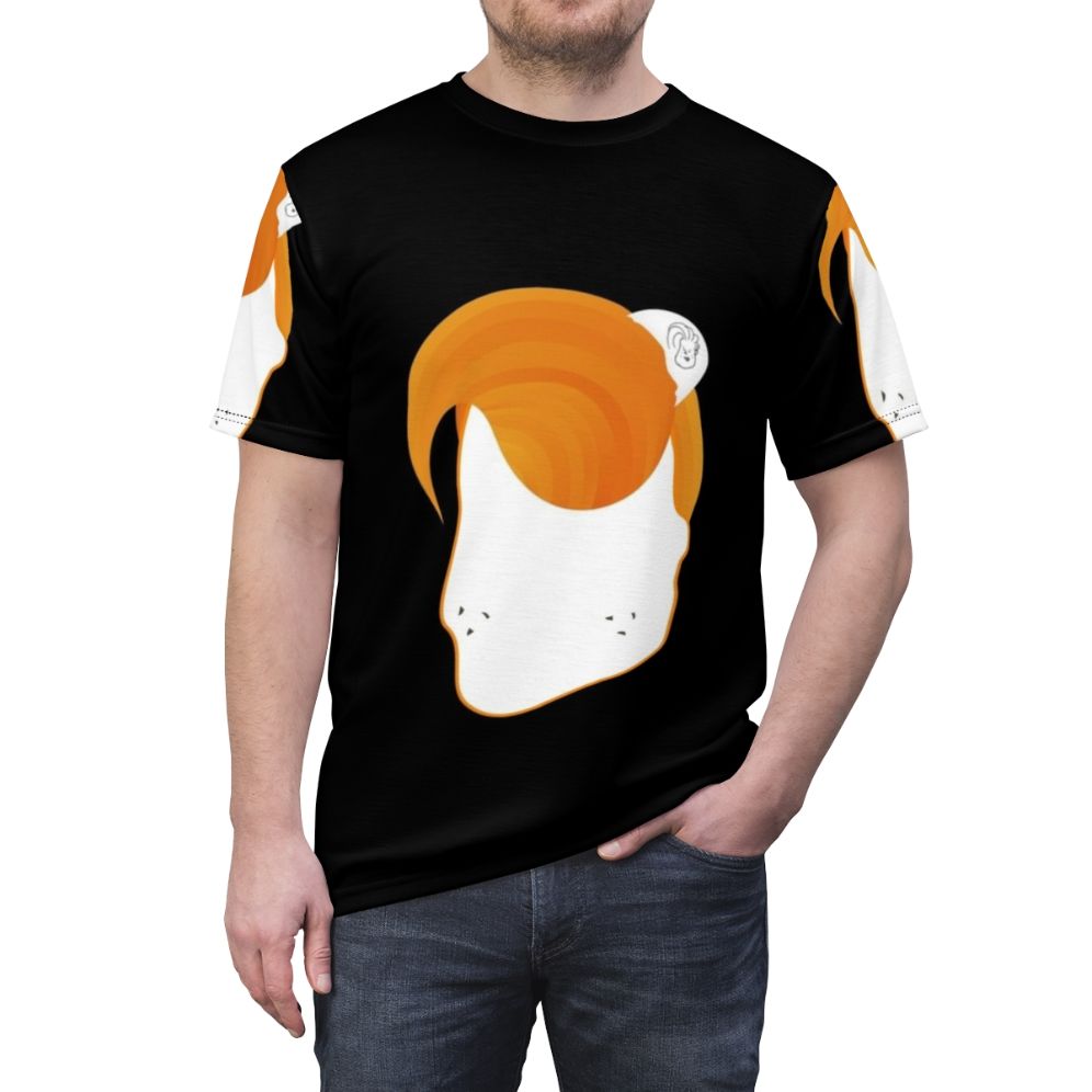 Conan O'Brien Inspired Egg All-Over-Print T-shirt - men front