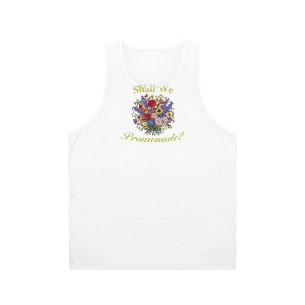 Bridgerton Netflix Shall We Promenade Unisex Floral Tank Top