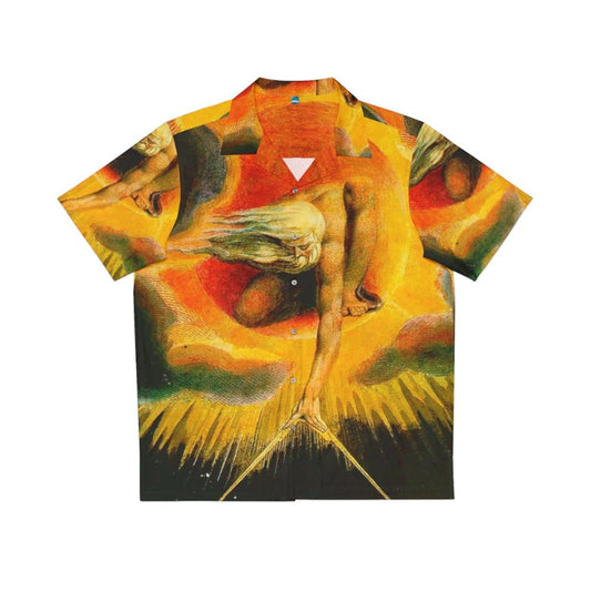 The Ancient of Days by William Blake Hawaiian Shirt Featuring Surreal Art