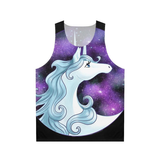 the last unicorn galaxy unicorn unisex tank top