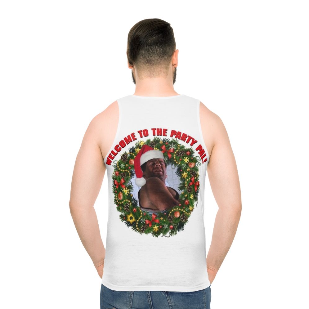 Die Hard-Inspired Unisex Tank Top - men back