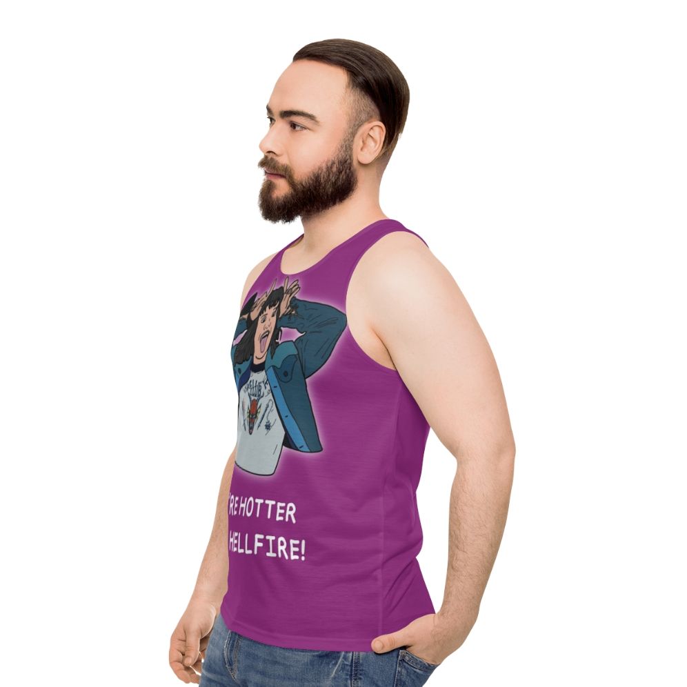 Eddie Munson Stranger Things Unisex Tank Top - men side