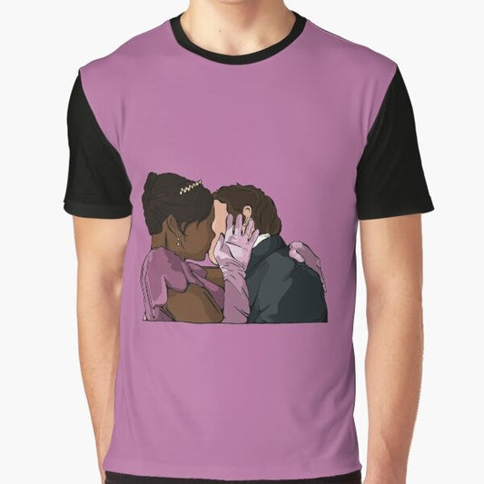 Kanthony Bridgerton graphic t-shirt featuring Kate and Anthony from the Netflix series Bridgerton