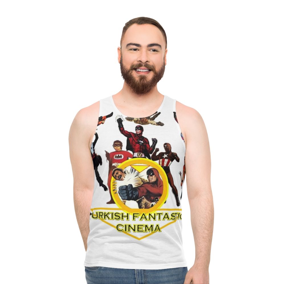 Unisex Turkish Fantasy Cinema Graphic Tank Top - men