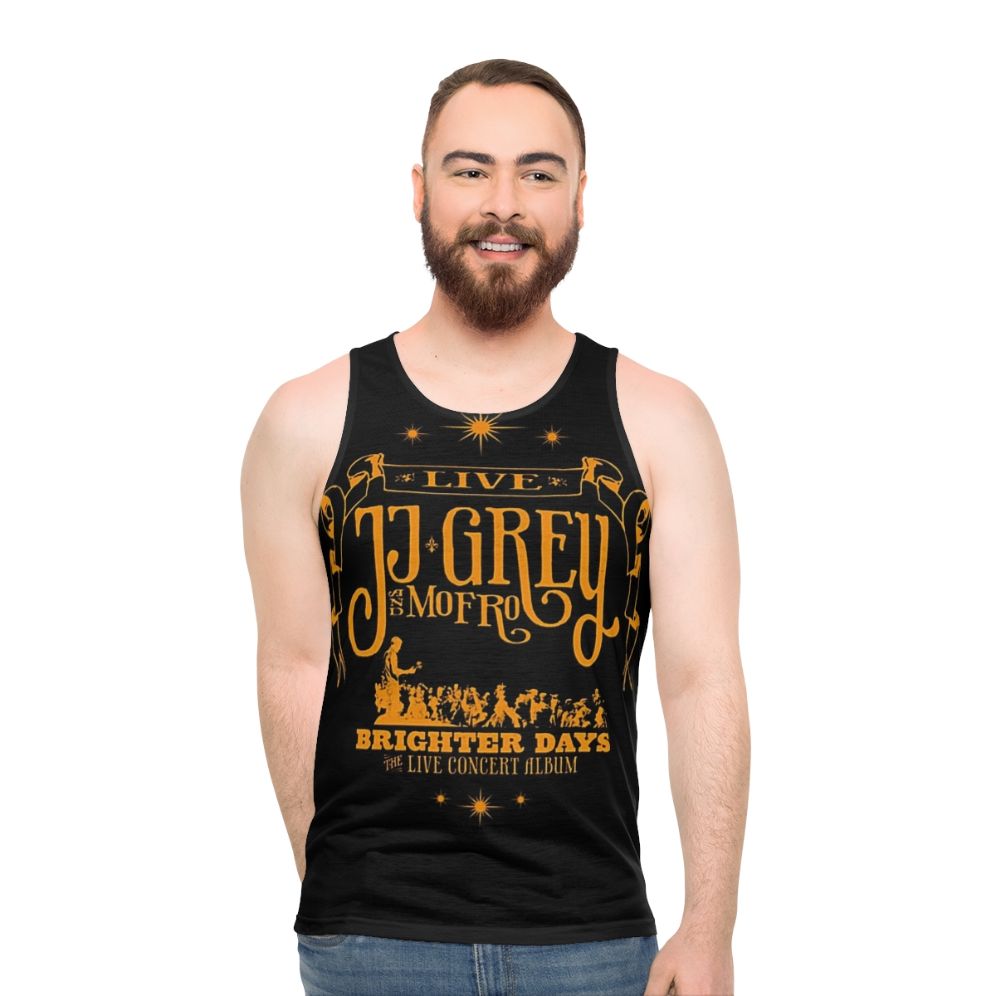 Unisex Blues Graphic Tank Top - men