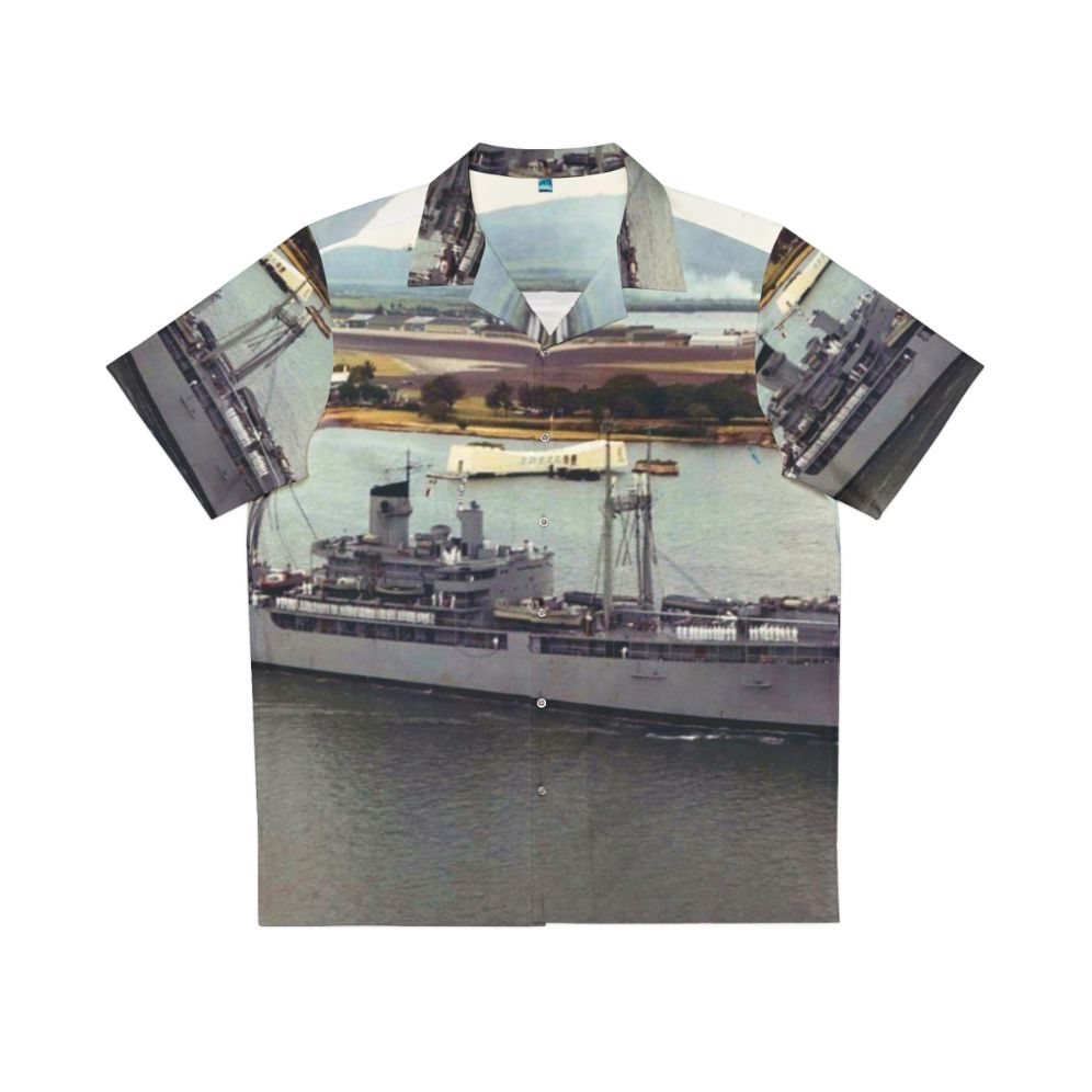 USS Isle Royale AD 29 Ship Store Hawaiian Shirt