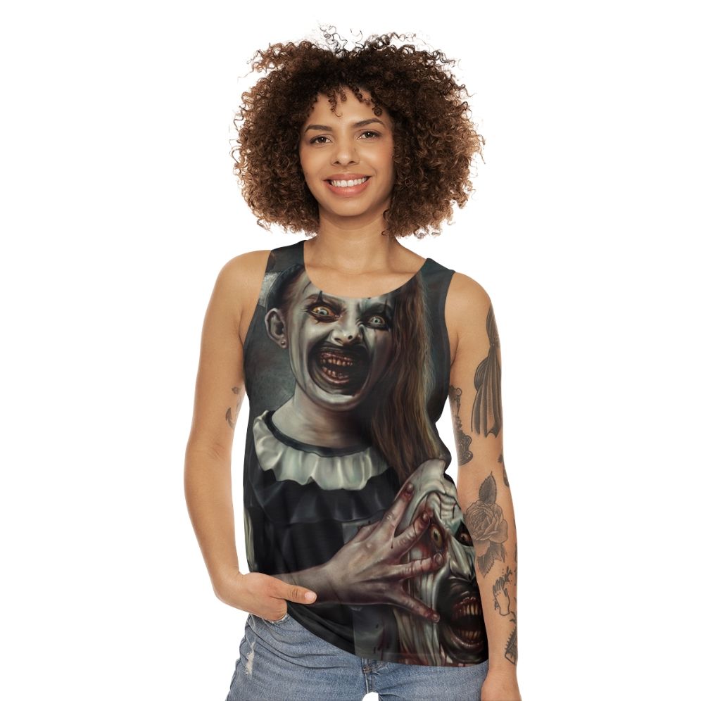 Terrifier 2 Art the Clown Unisex Tank Top - women