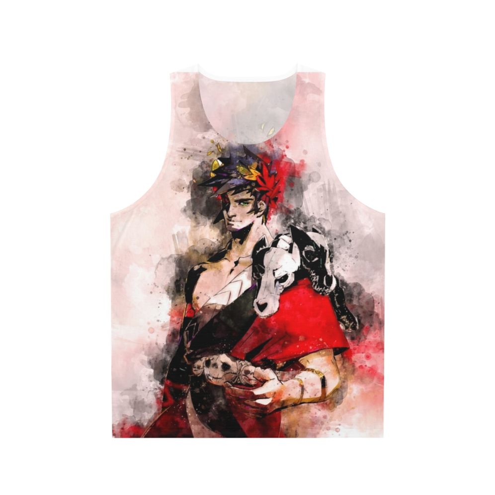 Zagreus Hades Watercolor Unisex Tank Top