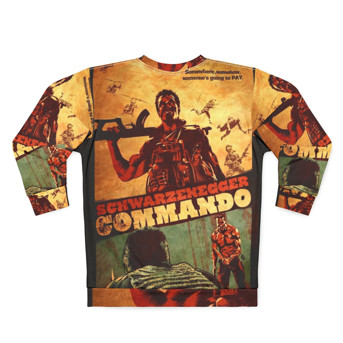 Commando Schwarzenegger Sweatshirt - Back