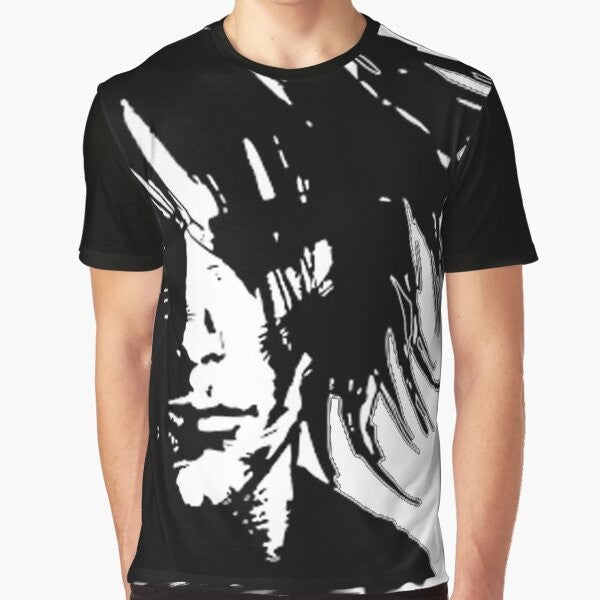 Lord of Dream Shadow Graphic T-Shirt featuring a design based on Neil Gaiman's Sandman comic book series