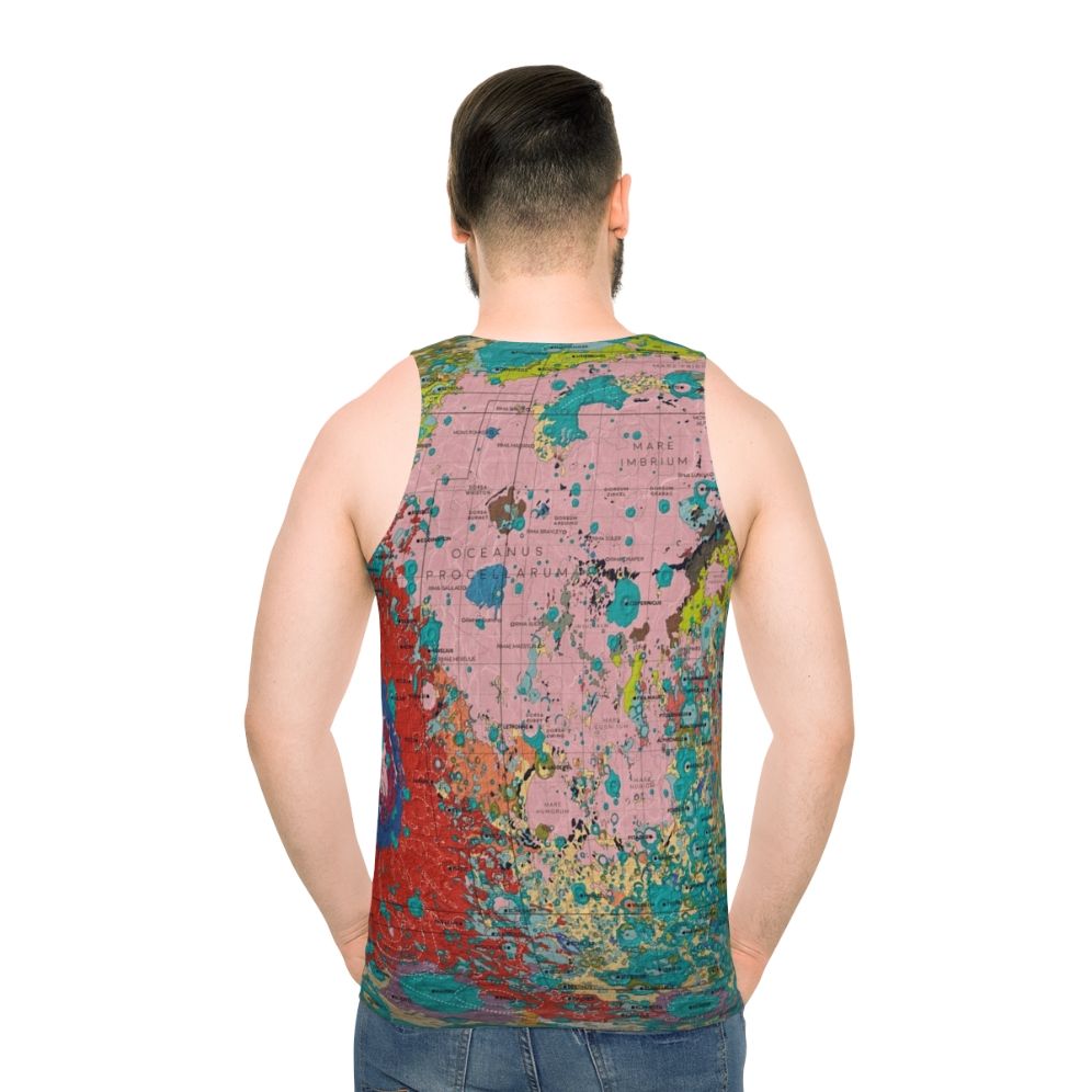 Geology of the Moon Unisex Tank Top - men back