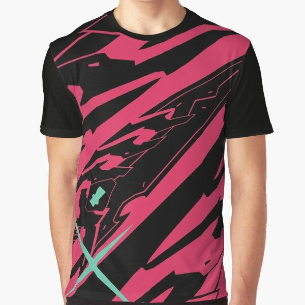 Xenoblade Chronicles 2 t-shirt featuring the Aegis (Pyra) character