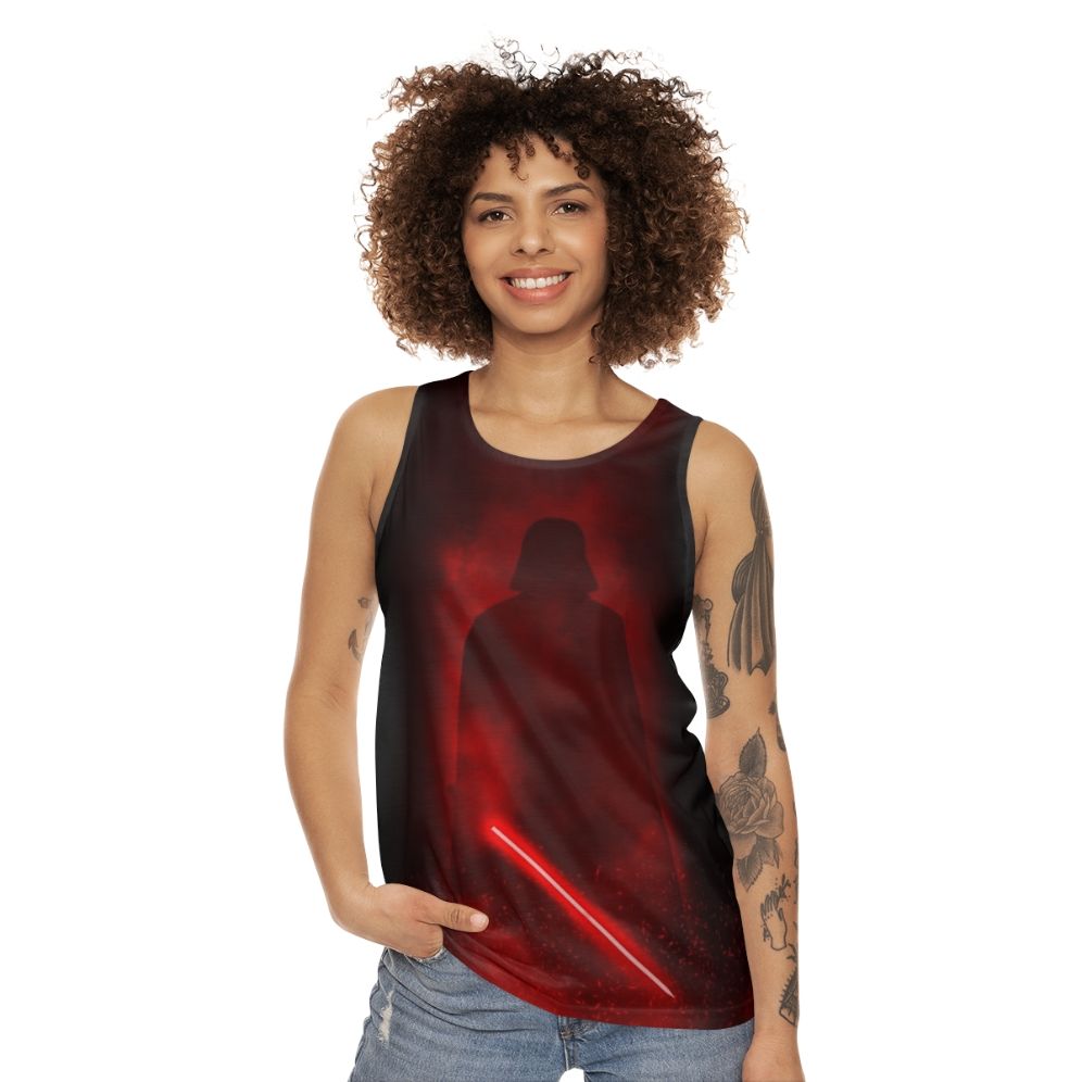 Minimalist Vader Unisex Tank Top - women