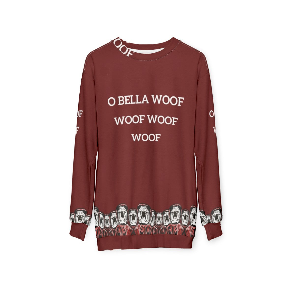 Bulldog Money Heist "Bella Ciao" Gang Sweatshirt - hanging