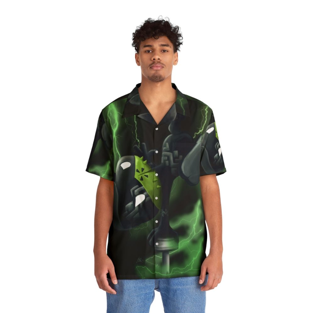 Dadamato Hawaiian Shirt featuring Matoki characters - People Front