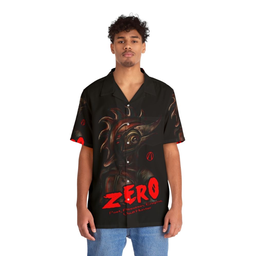 Borderlands 2 Zer0 the Assassin Hawaiian Shirt - People Front