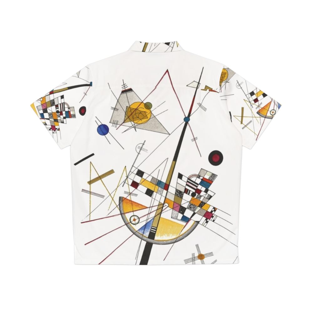 Abstract Expressionist Kandinsky Hawaiian Shirt - Back