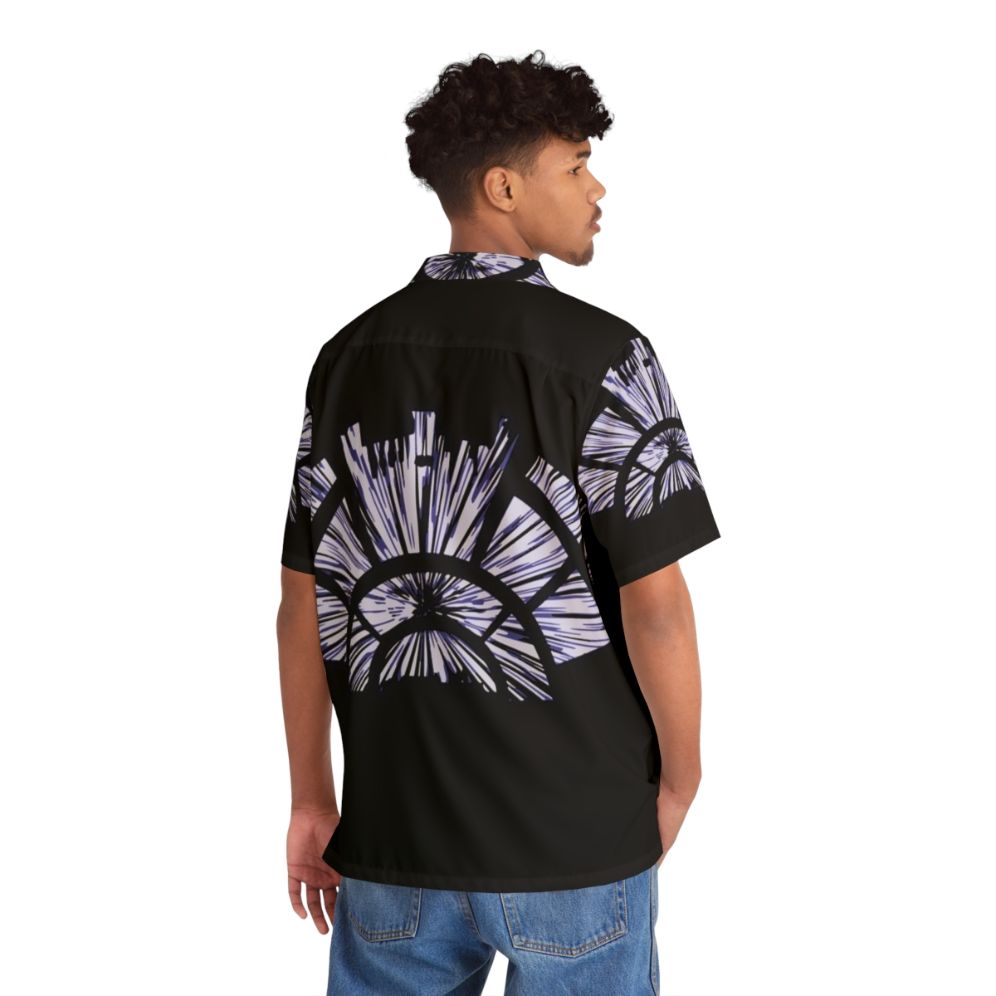 Sci-Fi Hawaiian Shirt with "What A Piece Of Junk" Design - People Back