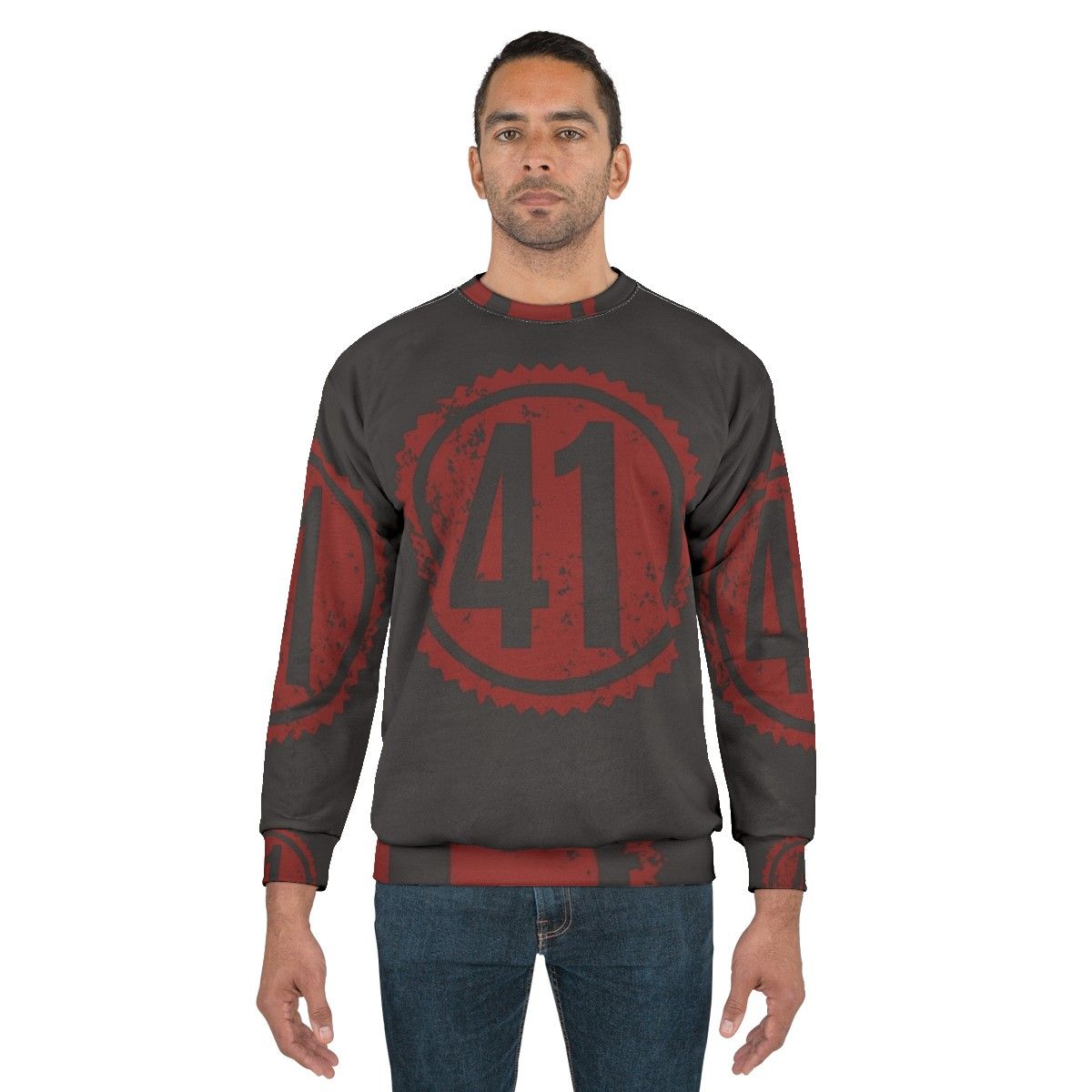 Dave Matthews Band Distressed Red Sweatshirt - men