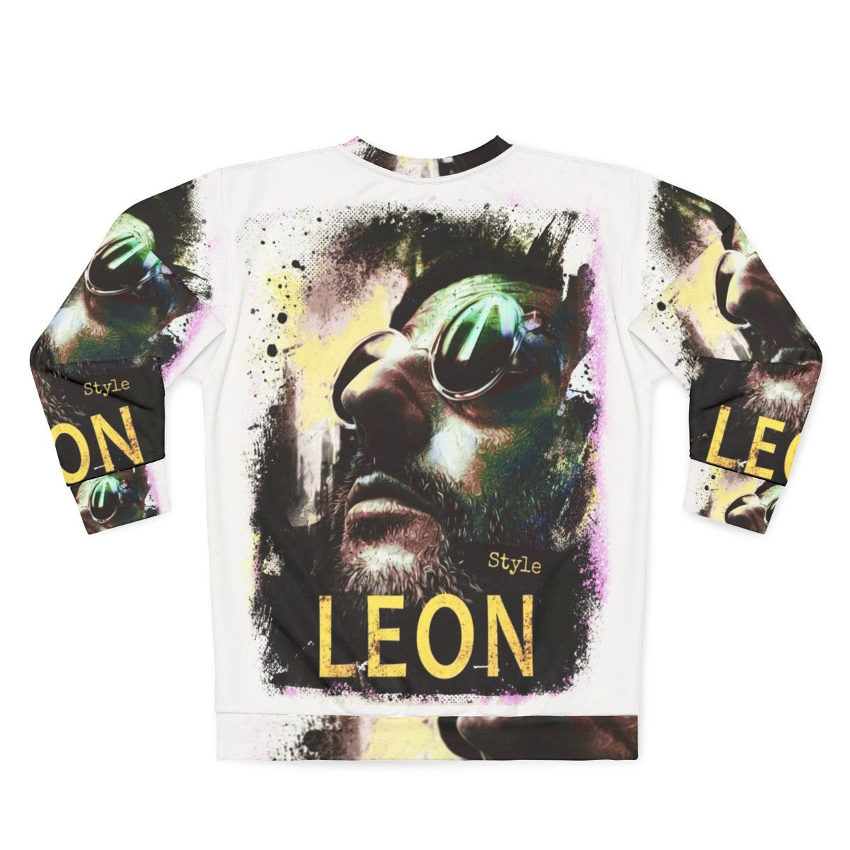 Leon the Professional Movie Themed Sweatshirt - Back