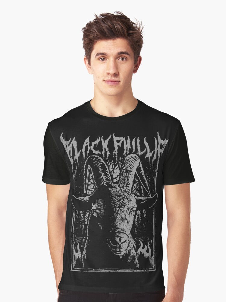 Black Metal 'The Witch' Black Phillip Graphic T-Shirt - Men