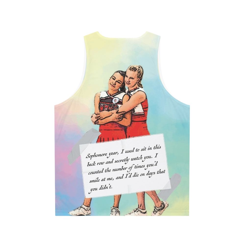 Glee Brittana Watercolor Unisex Tank Top - Back