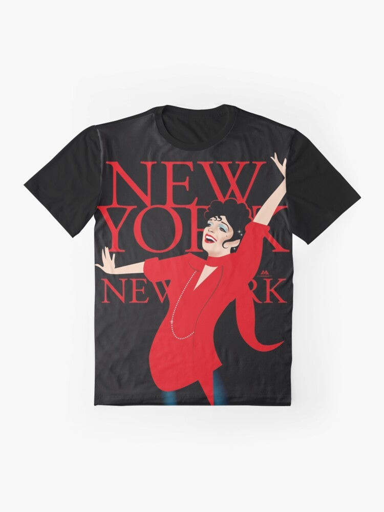 New York Graphic T-Shirt featuring Alejandro Mogolloart's design - Flat lay