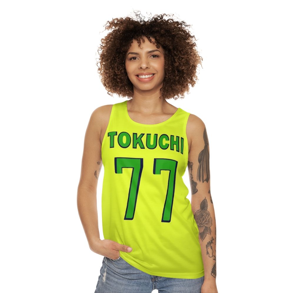 Tokuchi Toua One Outs Unisex Baseball Anime Tank Top - women