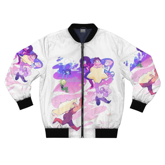 Steven Universe Crystal Gems Bomber Jacket featuring popular characters from the Cartoon Network series