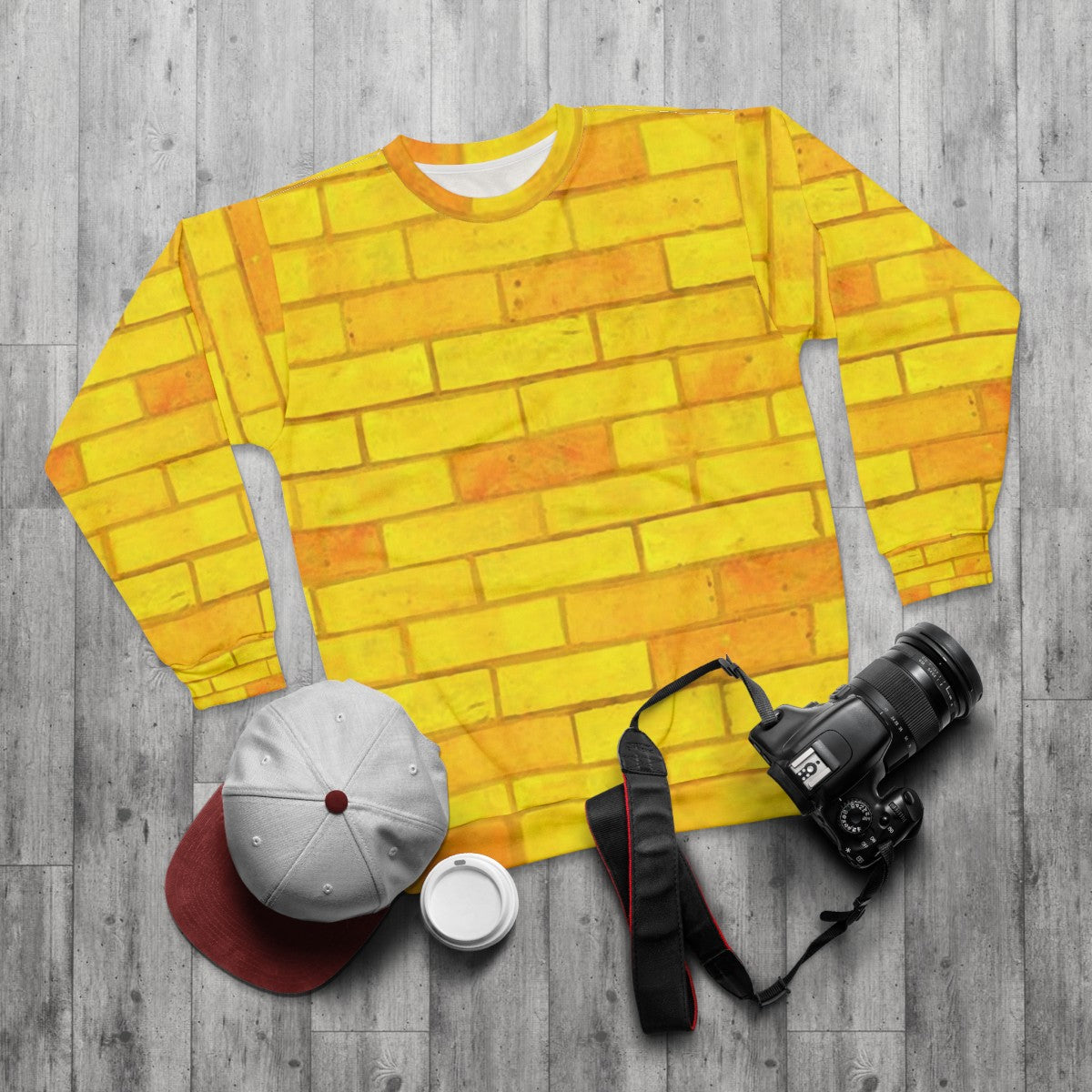 Yellow Brick Road Sweatshirt - flat lay