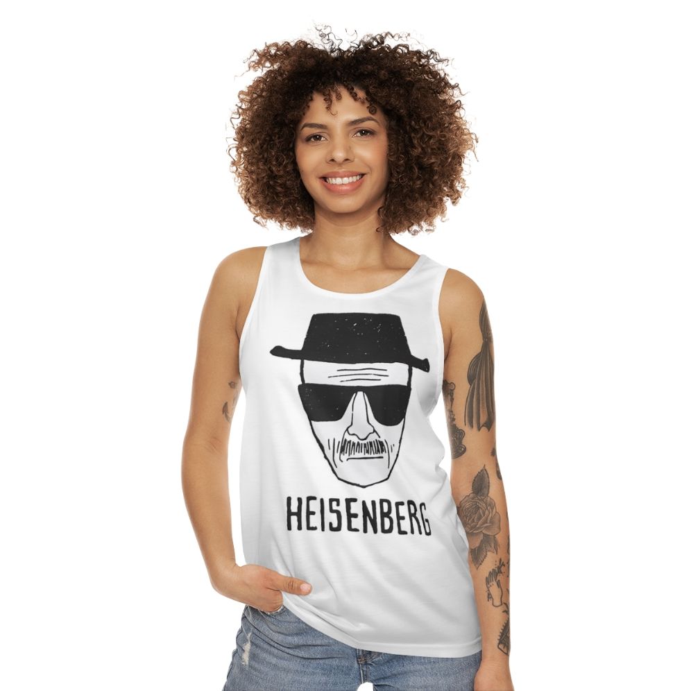 Breaking Bad Heisenberg Drawing Unisex Tank Top - women