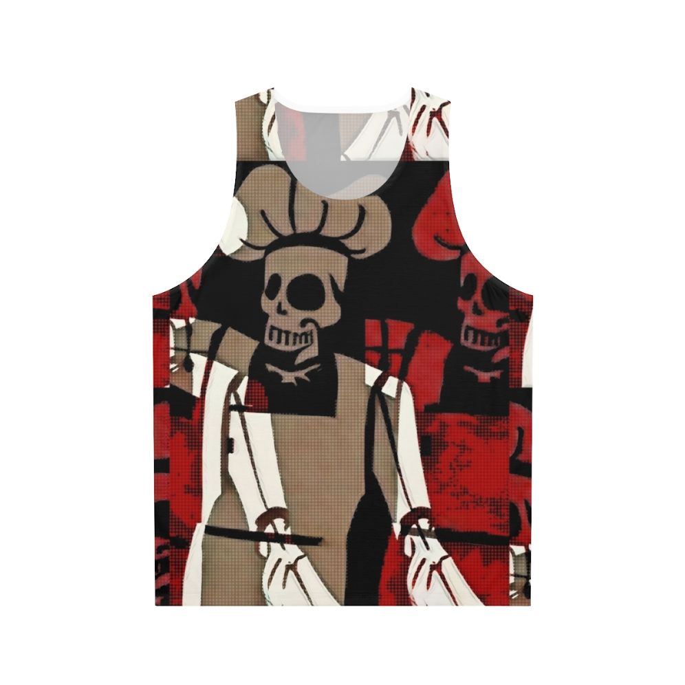 Skeleton Chef Unisex Tank Top