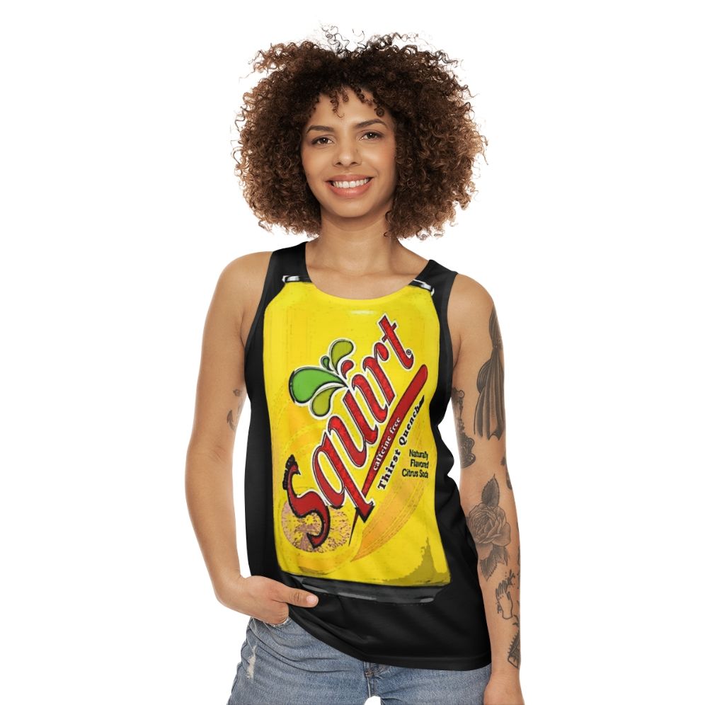 Vintage Squirt Soda Unisex Tank Top - women