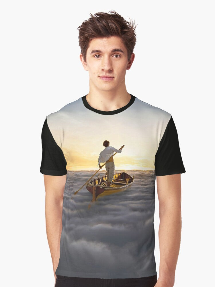 Pink Floyd The Endless River Graphic T-Shirt featuring a psychedelic design inspired by the band's album artwork. - Men