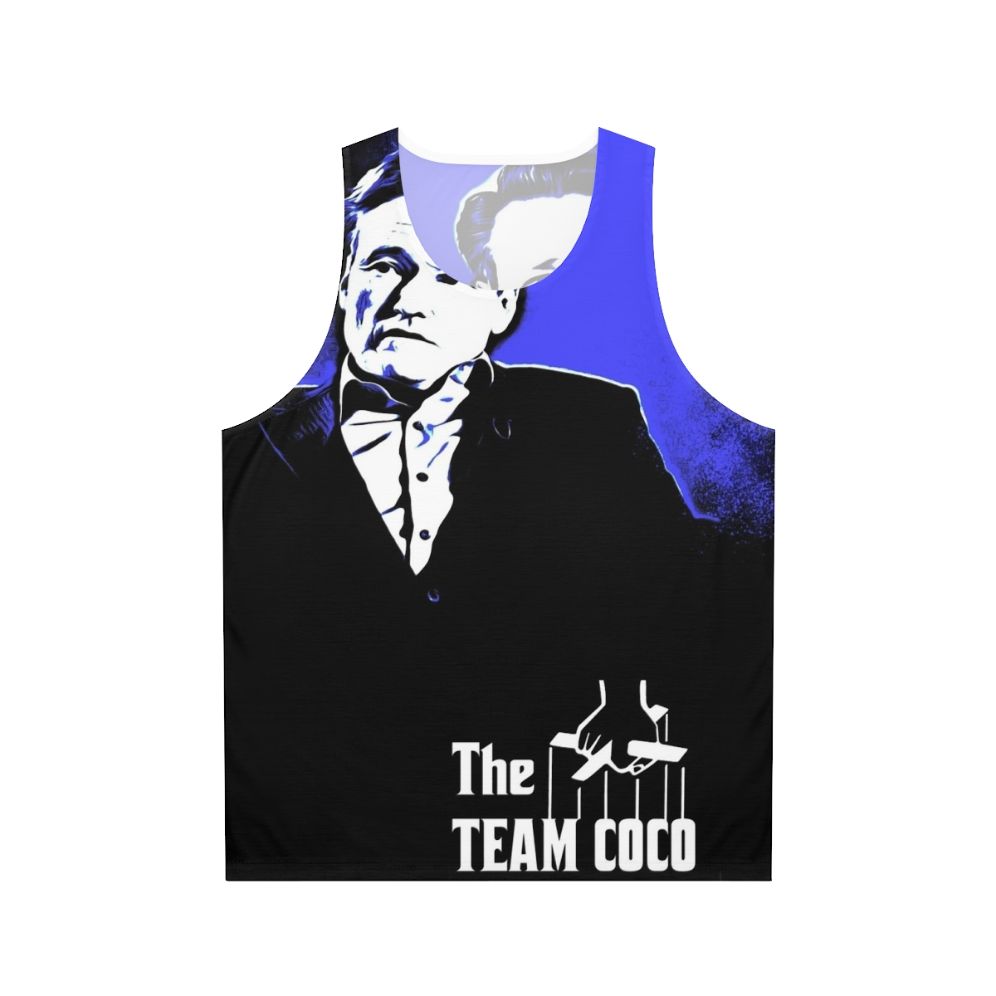 Conan O'Brien "The Godfather" style unisex tank top