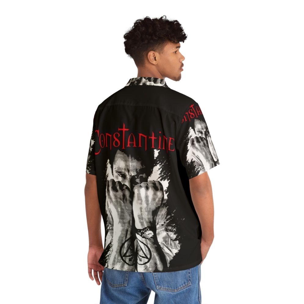 J Constantine Horror-Inspired Hawaiian Shirt - People Back