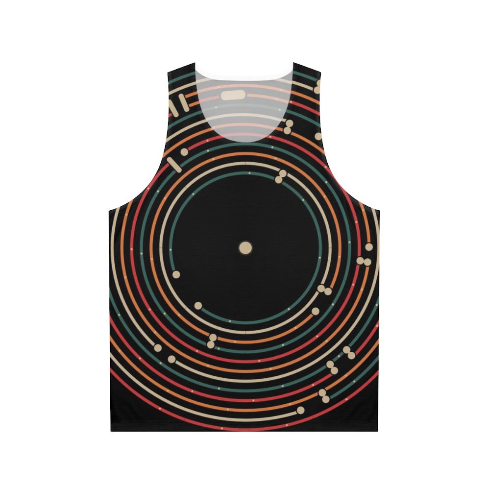 Vinyl music metro labyrinth tank top